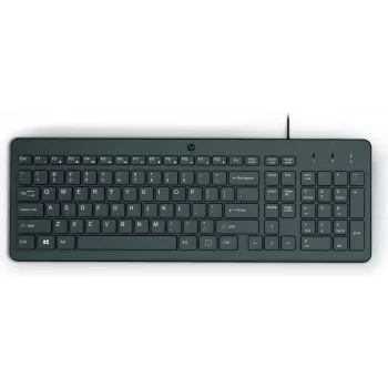 HP 150 laidinė klaviatūra, pilno dydžio, USB, juoda, 664R5AA#ABD