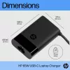 HP USB-C 65W nešiojamojo kompiuterio įkroviklis, 65 W, 5–20 V, 1,6 A