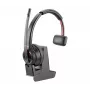 HP Poly Savi 8210 UC DECT 1880-1900 MHz USB-A ausinės, 115 g, Juodos