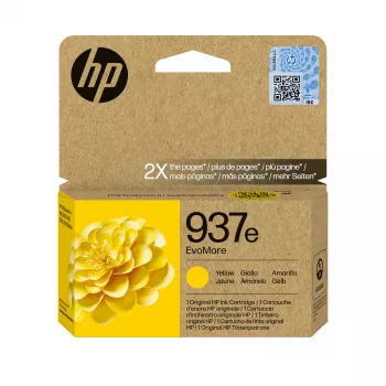 HP 937e EvoMore geltona originali kasetė