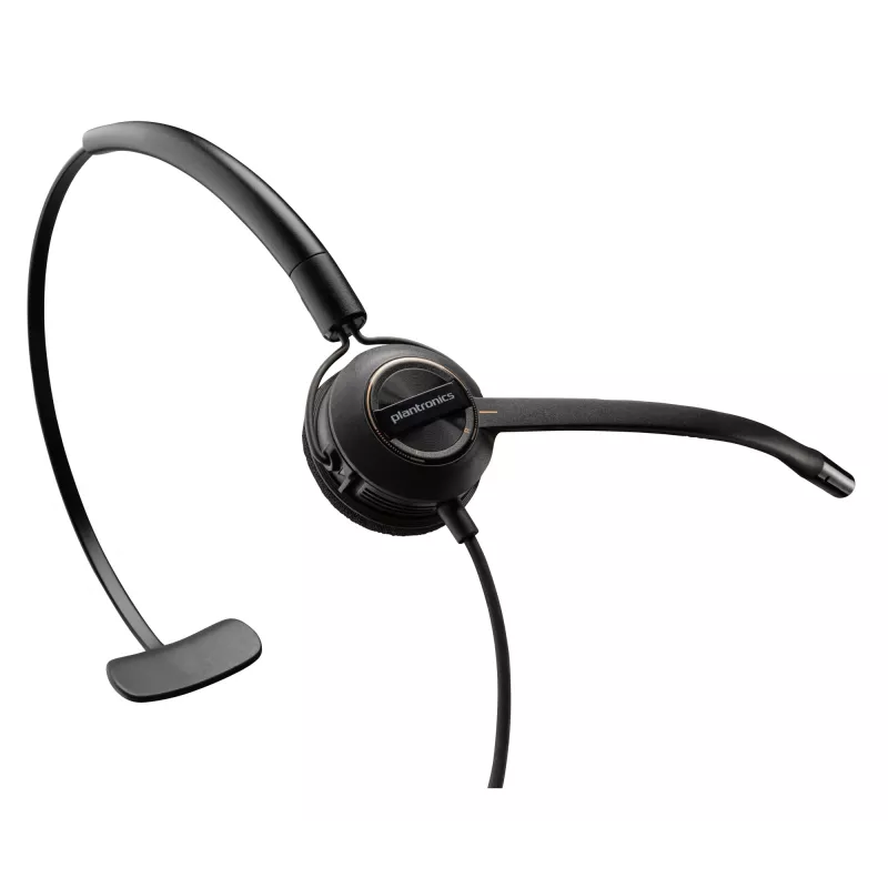 HP Poly EncorePro 540 Convertible ausinės su mikrofono rankena + Quick Disconnect, 32 g, Juoda