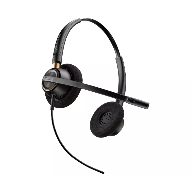 HP Poly EncorePro 520 Binaural ausinės su greituoju atjungimu, 74 g, juodos