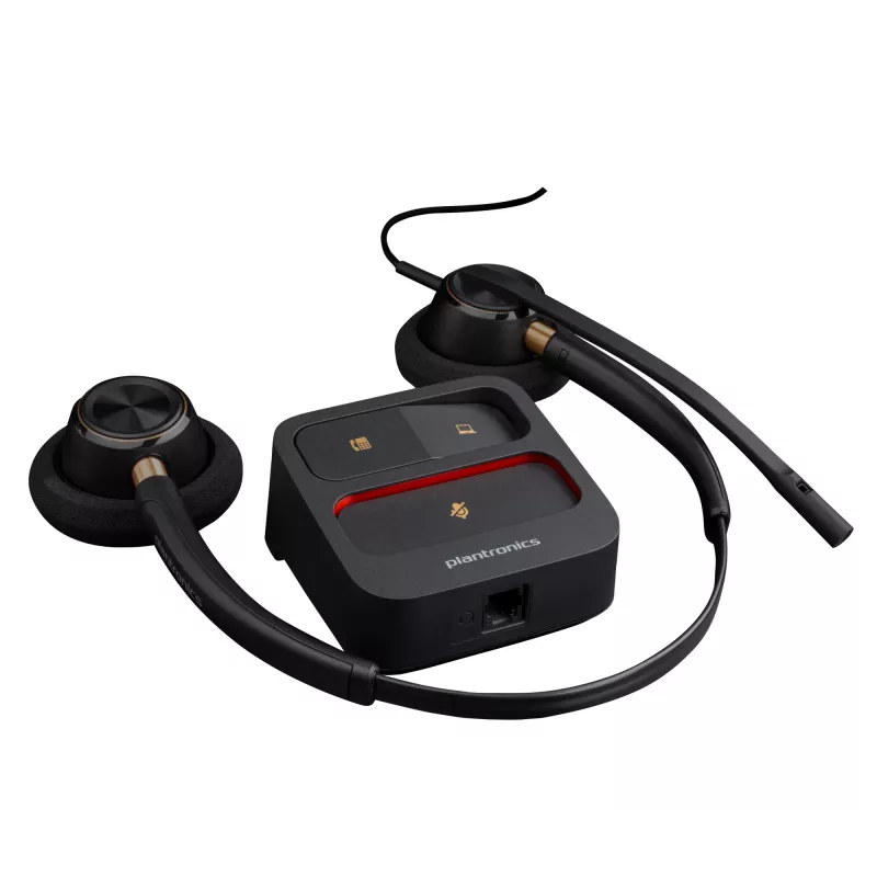 HP Poly EncorePro 520 Binaural ausinės su greituoju atjungimu, 74 g, juodos