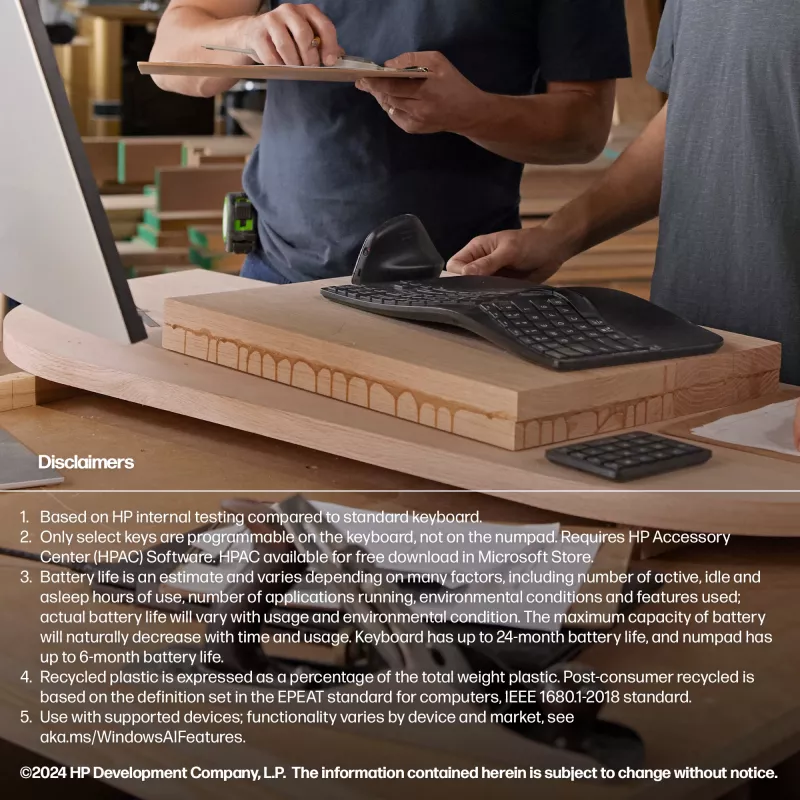 HP 965 ergonomiška belaidė klaviatūra