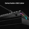 Žaidimų klaviatūra Kingston HP HyperX Alloy Rise (7G7A3AA#ABD) – kompaktiška laida mechaninė klaviatūra