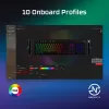 Žaidimų klaviatūra Kingston HP HyperX Alloy Rise (7G7A3AA#ABD) – kompaktiška laida mechaninė klaviatūra