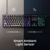 Žaidimų klaviatūra Kingston HP HyperX Alloy Rise (7G7A3AA#ABD) – kompaktiška laida mechaninė klaviatūra