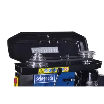 Stalinis gręžimo stovas Scheppach DP16VLS 500W, plieninis korpusas, 230–240V, 2500 RPM, 13 mm griebtuvas, 600×220×435 mm