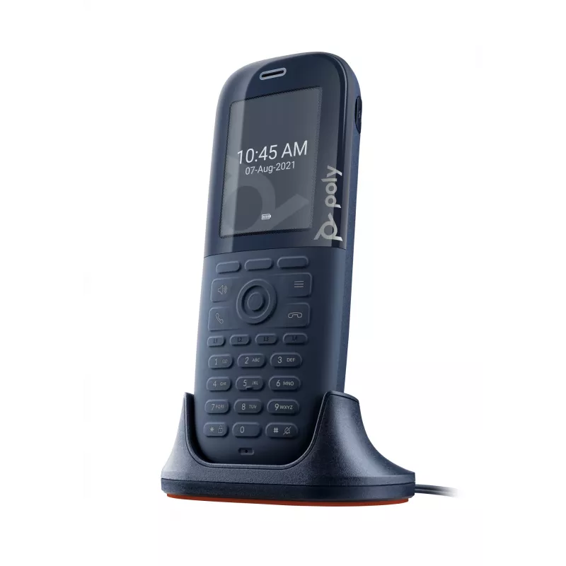 HP Poly Rove 30 belaidis DECT telefono ragelis, juodas, TFT, 240 x 320 pikselių, ENERGY STAR, 300 h, 18 h