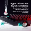 HyperX Origins 2 65 kompaktiška žaidimų klaviatūra