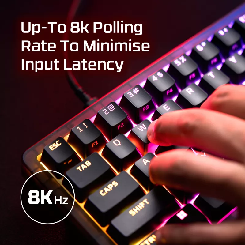 HyperX Origins 2 65 kompaktiška žaidimų klaviatūra