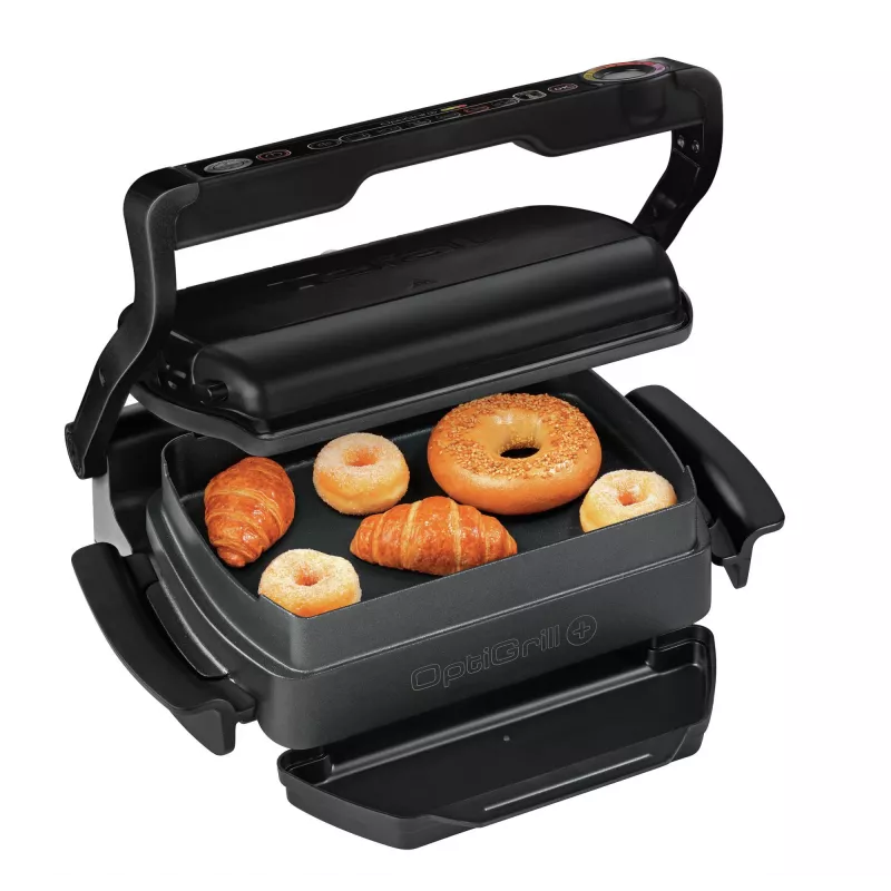 Kontaktinė grilio keptuvė Tefal GC7148 — 2000 W, nerūdijančio plieno korpusas, reguliuojamas termostatas
