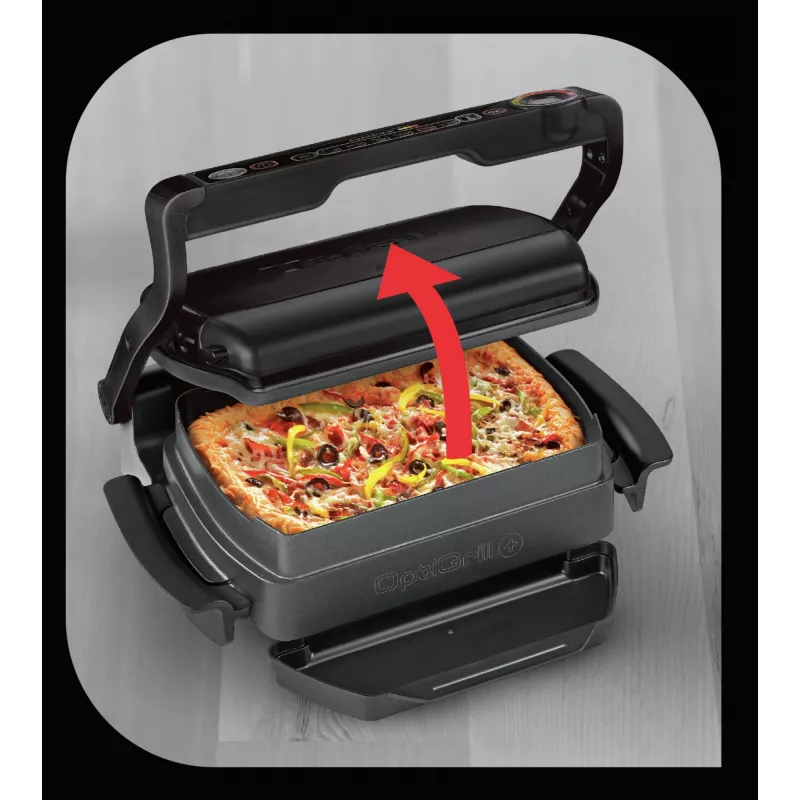 Kontaktinė grilio keptuvė Tefal GC7148 — 2000 W, nerūdijančio plieno korpusas, reguliuojamas termostatas