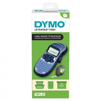 Nešiojamas etikečių spausdintuvas DYMO LetraTag LT-100H, mėlynas