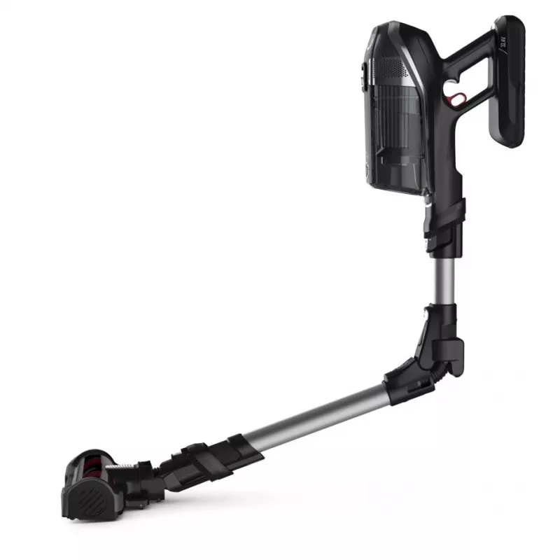 Rowenta X-Force RH9958 2-in-1 lazdelinis dulkių siurblys, 32,4 V, akumuliatorinis, cikloninis, be maišelio, HEPA, 0,9 l, juodas/pilkas