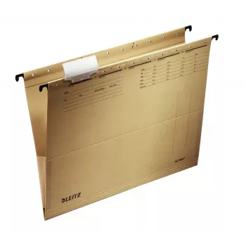 Leitz ALPHA kabamoji byla, kartonas, metalas, A4, ruda