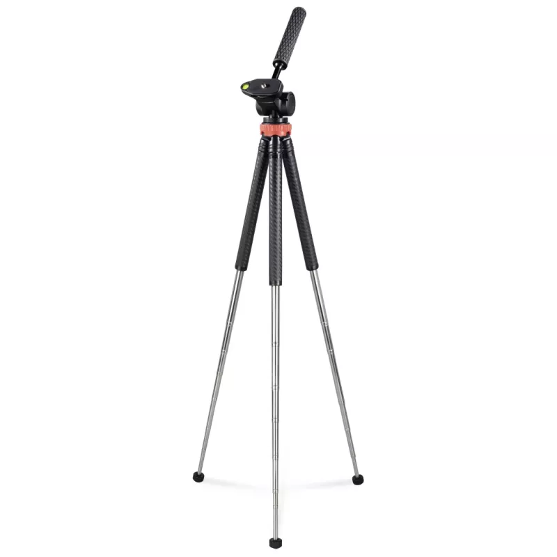 Hama Traveller Pro trikojis išmaniesiems telefonams / veiksmo kameroms, 3 kojos, juoda, raudona