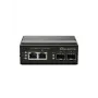 LevelOne IGP-0432 pramoninis tinklo jungiklis, nevaldomas, Gigabit Ethernet (10/100/1000), PoE, juodas