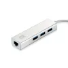 LevelOne USB-0503 Gigabit Ethernet adapter su 3 portų USB 3.0 šakotuvu