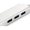 LevelOne USB-0503 Gigabit Ethernet adapter su 3 portų USB 3.0 šakotuvu