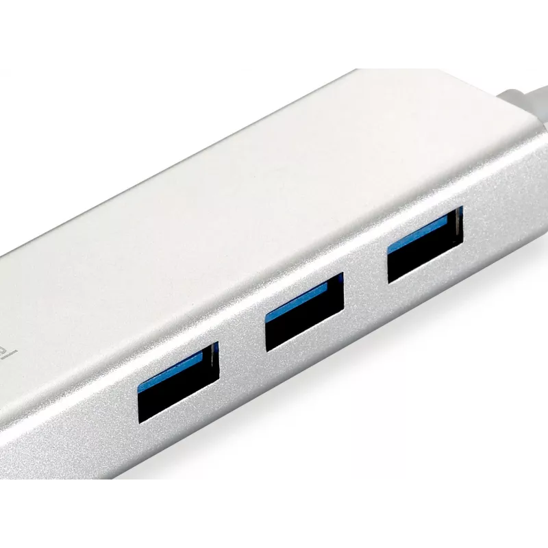 LevelOne USB-0503 Gigabit Ethernet adapter su 3 portų USB 3.0 šakotuvu