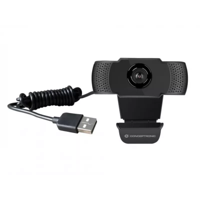 Conceptronic AMDIS 1080P Full HD internetinė kamera su mikrofonu, 2 MP, 1920 x 1080 pikselių, Full HD, 30 kadrų per sekundę