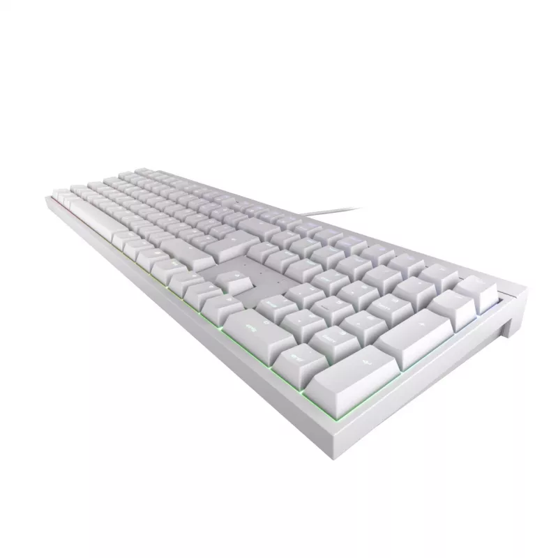 CHERRY MX 2.0S RGB klaviatūra žaidimams USB QWERTZ vokiška balta