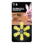 Cinko-oro mygtukinė baterija Duracell 1,45 V modelis 397888 (10 tipas)