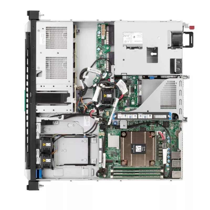 HPE ProLiant DL20 Gen11 E-2436 2.9GHz 6c 1P 32GB-DR 4SFF VROC 2x480GB SATA SSD 800W RPS EU Server