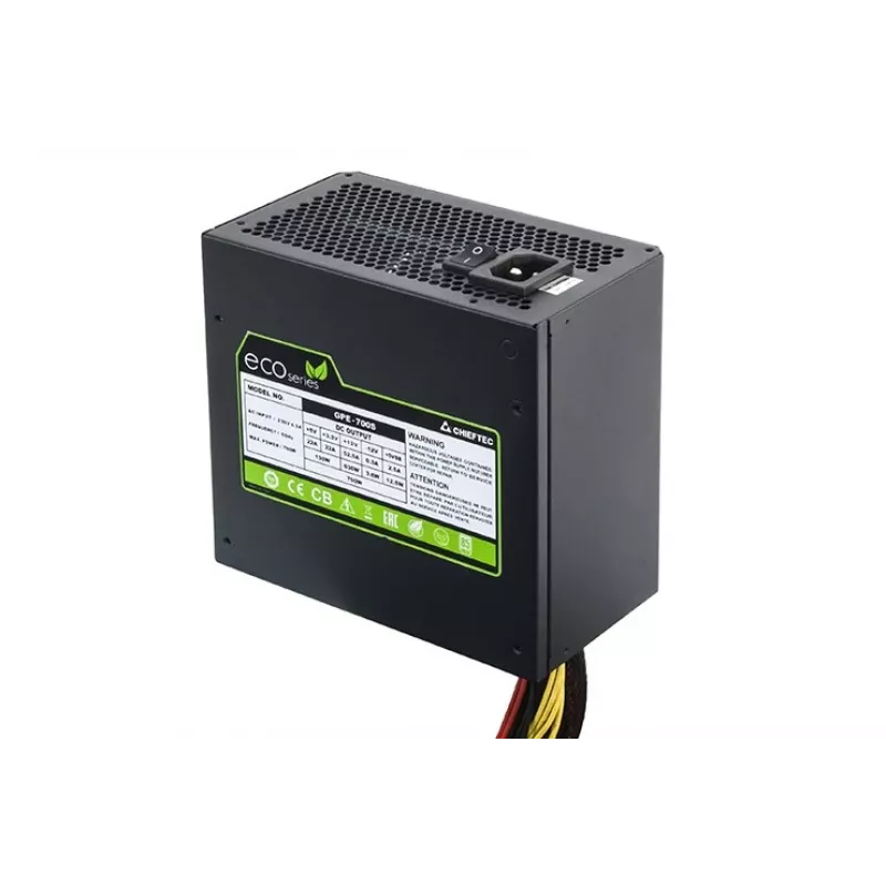 Maitinimo blokas Chieftec GPE-700S 700W, 24 kontaktų ATX, PS/2, juodas
