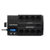 CyberPower BR1200ELCD nepertraukiamo maitinimo šaltinis (UPS) Linijinis-interaktyvus 1.2 kVA 720 W 8 AC išvadai