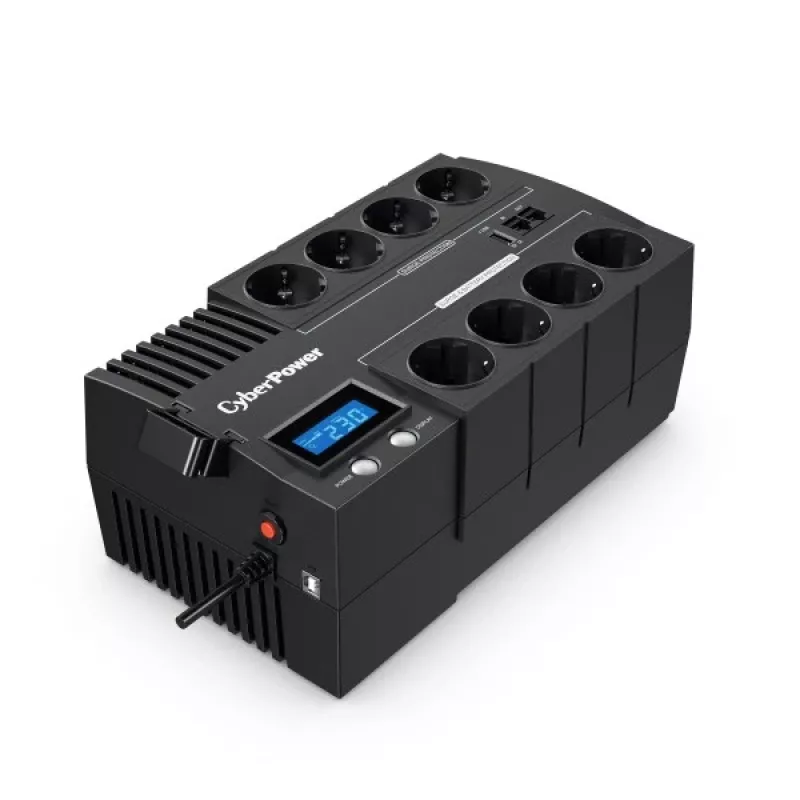 CyberPower BR1200ELCD nepertraukiamo maitinimo šaltinis (UPS) Linijinis-interaktyvus 1.2 kVA 720 W 8 AC išvadai