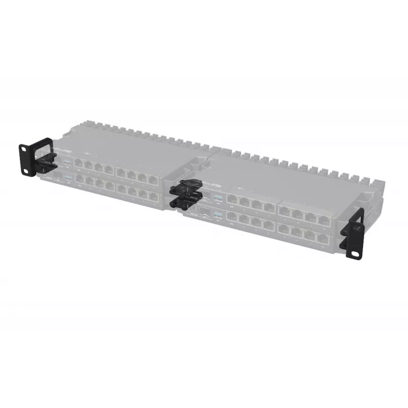 MikroTik Tile Router montavimo rinkinys RB5009, 1U, juodas