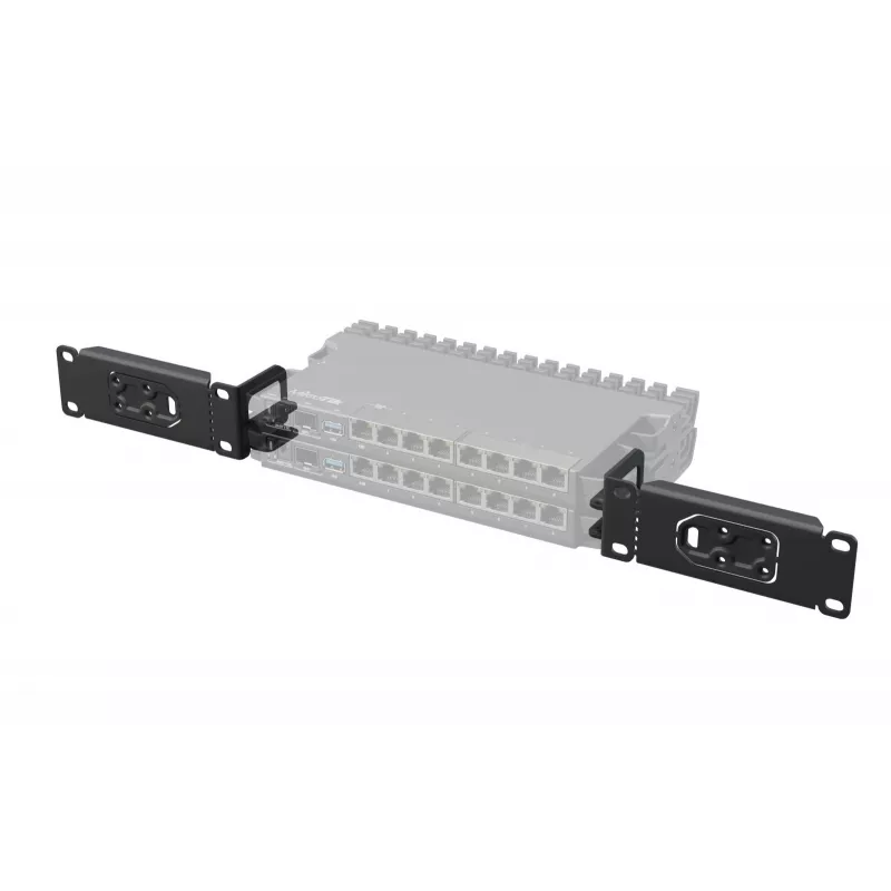 MikroTik Tile Router montavimo rinkinys RB5009, 1U, juodas