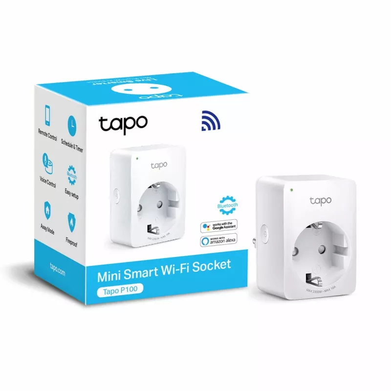 TP-LINK Tapo P100 išmanusis kištukas Baltas 2300 W