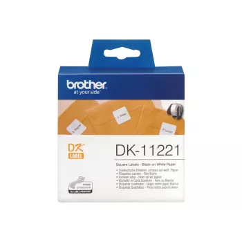 Brother DK11221 kvadratiniai popieriniai lipdukai