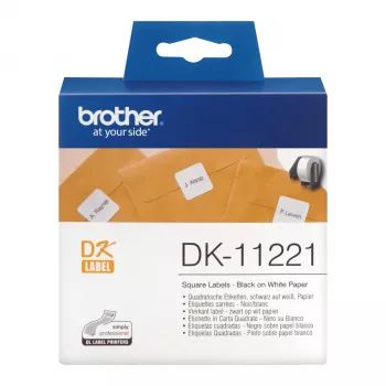 Brother DK11221 kvadratiniai popieriniai lipdukai