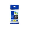 Laminuota juosta Brother TZe345 18mm balta ant juodos