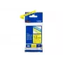 Lipnių etikečių juosta Brother TZe-631 (TZe) 12 mm x 8 m, juoda ant geltonos