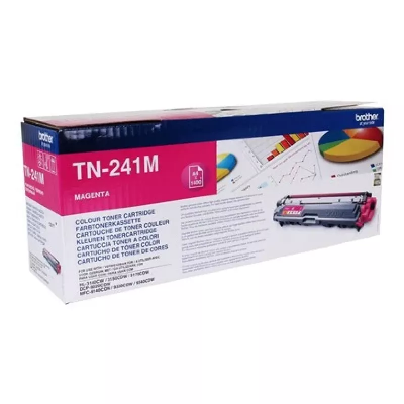 Brother TN-241M rausvas tonerio kasetė, 1400 puslapių