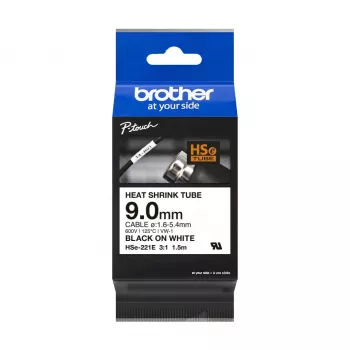 Termosusitraukiantis vamzdelis Brother HSE-221E juodas ant balto 150 cm