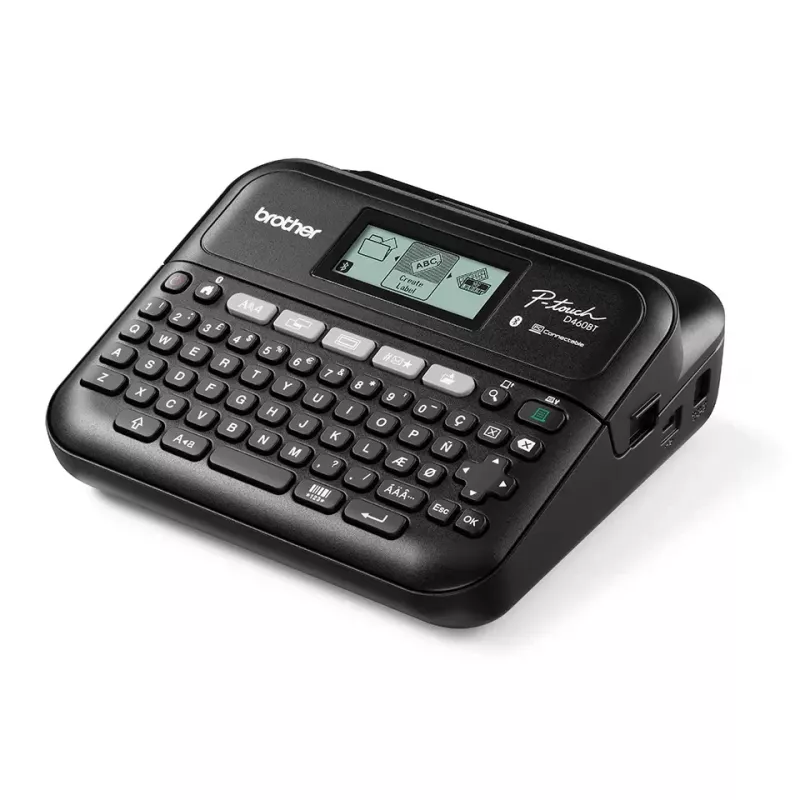 Etikečių spausdintuvas Brother PT-D460BTVP terminis perdavimas 180×180 DPI 30 mm/s Laidinis & Bluetooth QWERTY TZe juosta