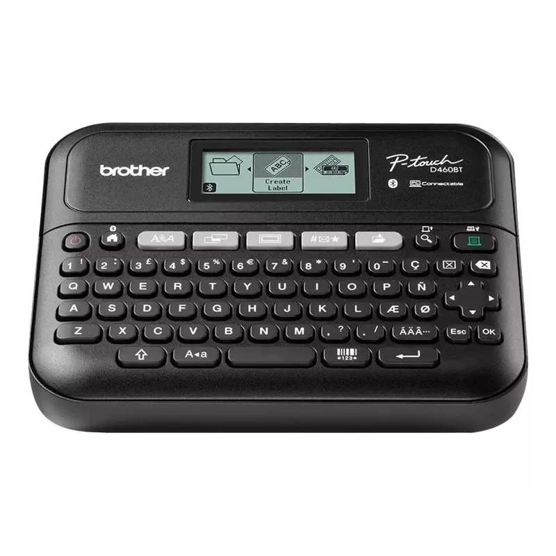 Etikečių spausdintuvas Brother PT-D460BTVP terminis perdavimas 180×180 DPI 30 mm/s Laidinis & Bluetooth QWERTY TZe juosta