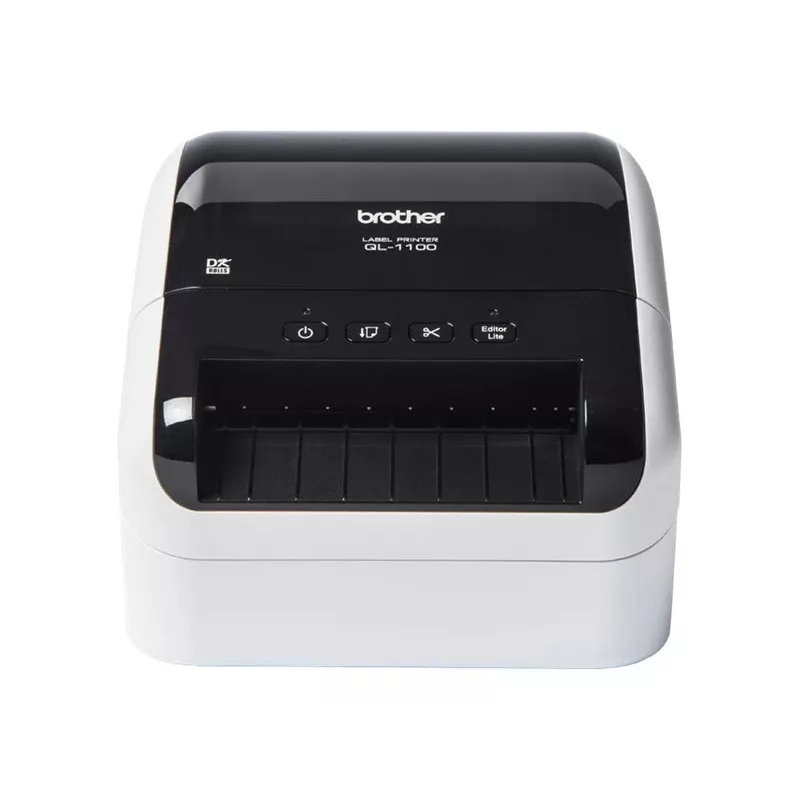 Etikečių spausdintuvas Brother QL-1100 tiesioginis terminis 300 x 300 DPI 110 mm/s laidinis DK