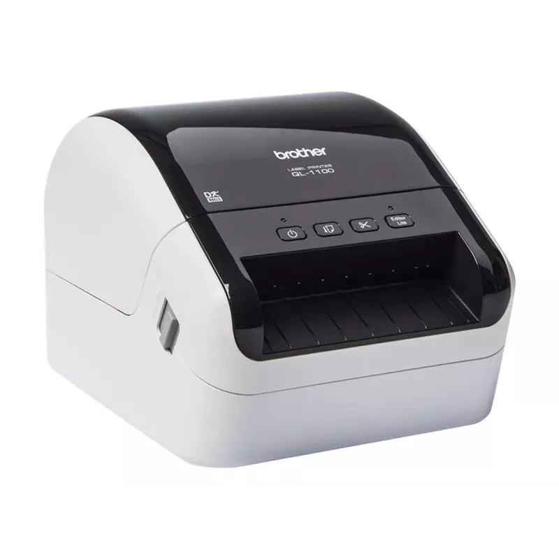Etikečių spausdintuvas Brother QL-1100 tiesioginis terminis 300 x 300 DPI 110 mm/s laidinis DK