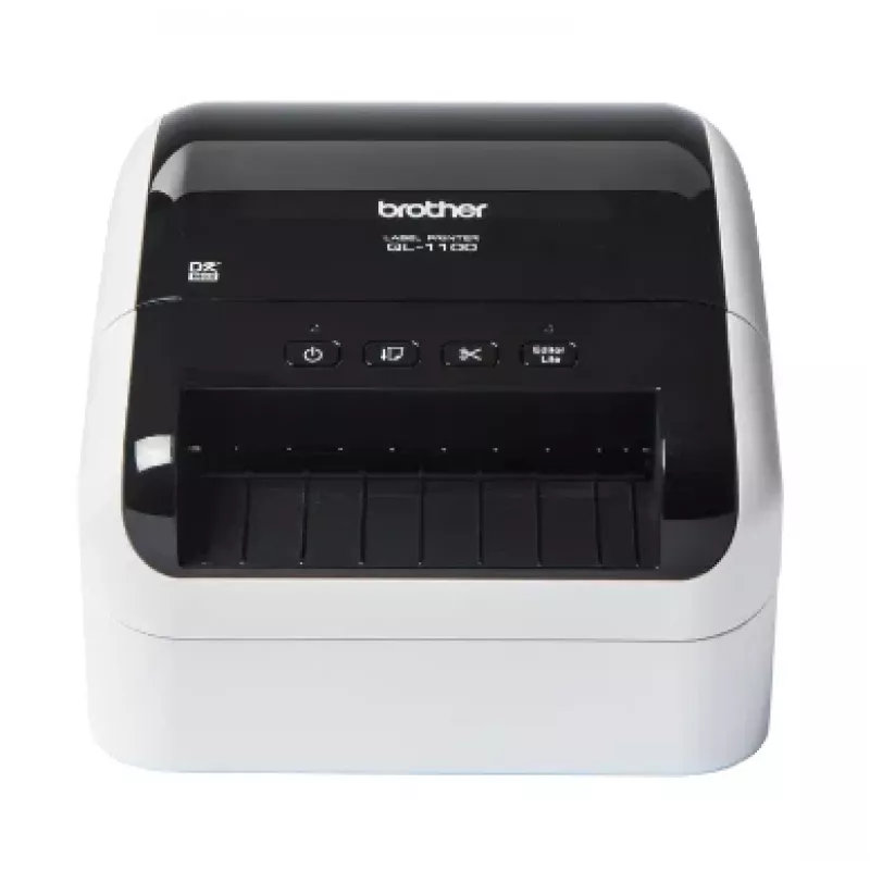 Brother QL-1110NWB etikečių spausdintuvas, tiesioginis terminis, 300 x 300 DPI, 110 mm/s, laidinis ir belaidis, juodas/baltas