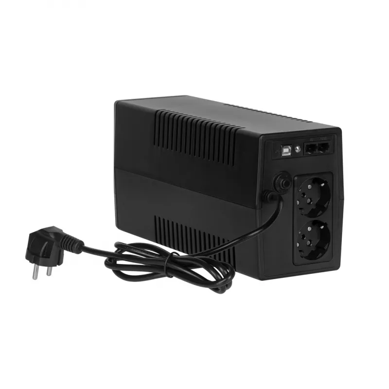 Rebel Nanopower Plus 850 UPS | Nepertraukiamo maitinimo šaltinis | Off-line | Grynoji sinusoidė | 850VA | 480W | LCD | USB
