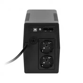 Rebel Nanopower Plus 1000 UPS | Nepertraukiamo maitinimo šaltinis | Off-line | Grynoji sinusoidė | 1000VA | 600W | LCD | USB