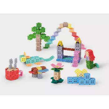Konstrukciniai blokeliai Marioinex Waffle Blocks mini pastel 500 vnt. rinkinys