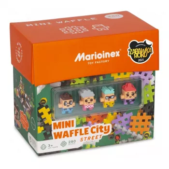 Statybinis rinkinys Marioinex Waffle mini Blocks – Gatvė, 280 dalių